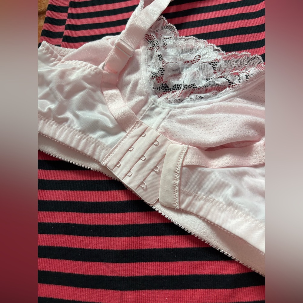 Pink Lace Women's Bra - Picture 5 of 9